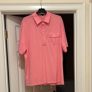 Criquet Men's Pink Polo Shirt like new!